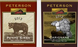 Full Case Special - 6 bottles each Carignane and Petite Sirah Image