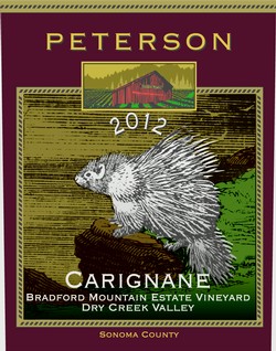 Carignane 2012, Bradford Mountain Estate Vineyard