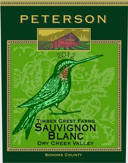 Sauvignon Blanc 2012, Timber Crest Farms