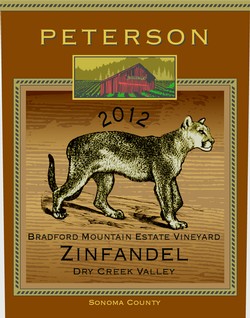 Zinfandel 2012, Bradford Mountain Estate Vineyard