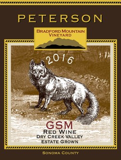 GSM Blend 2016, Bradford Mountain Estate Vineyard