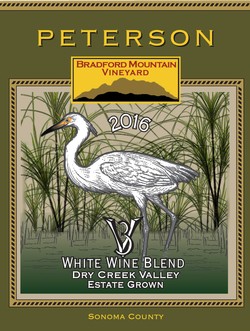 3V White Blend 2016, Bradford Mountain Estate Vineyard Image