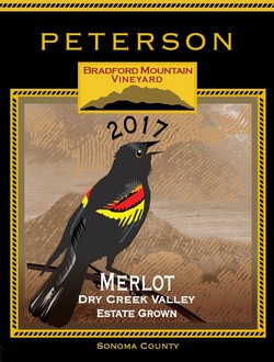 Merlot 2017, Bradford Mountain Estate Vineyard