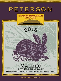 Malbec 2018, Bradford Mountain Estate Vineyard