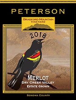 Merlot 2018, Bradford Mountain Estate Vineyard