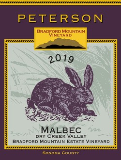 Malbec 2019, Bradford Mountain Estate Vineyard