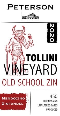 Zinfandel 2020, Old School, Tollini Vineyard, 3L Bag-in-Box