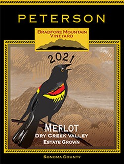 Merlot 2021, Bradford Mountain Estate Vineyard