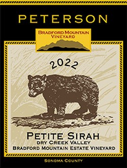 Petite Sirah 2022, Bradford Mountain Estate Vineyard