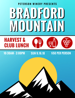 Bradford Mt. Estate Harvest Club Lunch