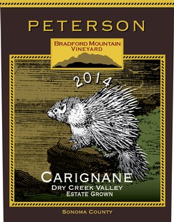 Carignane 2014, Bradford Mountain Estate Vineyard Image