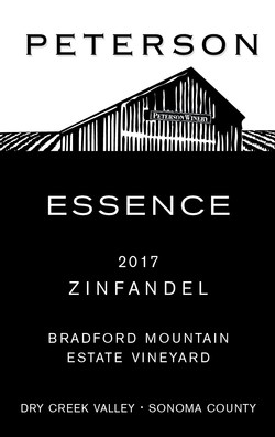Zinfandel 2017, Essence Dessert Wine 375ml Bradford Mountain Estate Vineyard