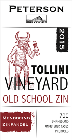 Zinfandel 2016, Old School, Tollini Vineyard, 3L Bag-in-Box