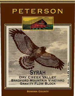 Syrah 2007, Bradford Mountain Estate Vineyard, 1.5L