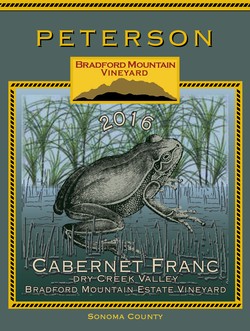 Cabernet Franc 2016, Bradford Mountain Estate Vineyard