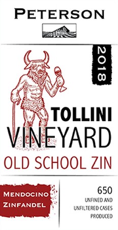 Zinfandel 2018, Old School, Tollini Vineyard