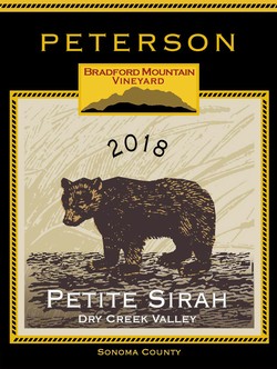 Petite Sirah 2018, Bradford Mountain Estate Vineyard
