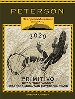 Zinfandel 2020, Primitivo, Bradford Mountain Estate Vineyard