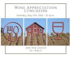 May 17th 2025 Wine Luncheon Tickets